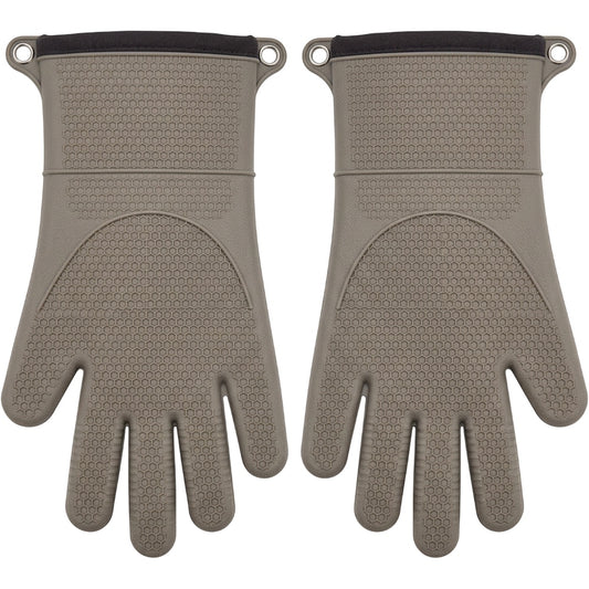 Nexox Five-Finger Silicone Oven Glove Pair 35 cm Warm Gray - Product view