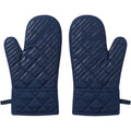 Nexox Quilted Cotton Oven Mitt Pair 33 cm Navy - Product view