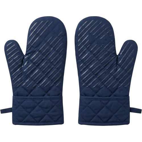 Nexox Quilted Cotton Oven Mitt Pair 33 cm Navy - Product view